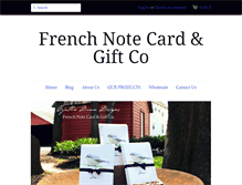 Tablet Screenshot of frenchnotes.com